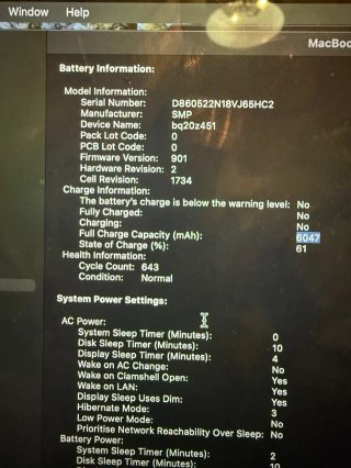 Macbook Pro 15” 2018 Plata