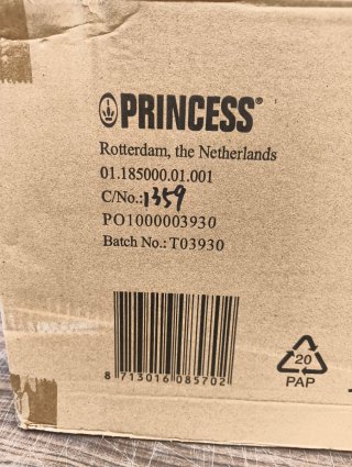 Freidora de aceite Princess 185000 Semiprofesional