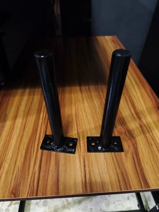 2 Supporti per Dischi Pesi 28mm da Parete