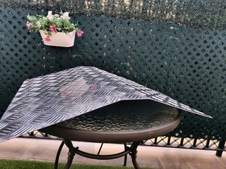 Rampa aluminio antideslizante 80x70cm