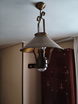 Lámpara de techo estilo quinqué
