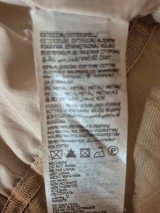 Chaqueta Plumas Cortefiel Woman Beige Talla M