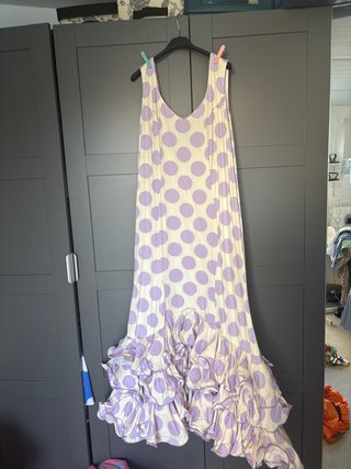 Traje de flamenca de nejas