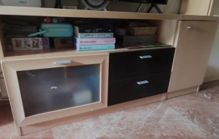 Mueble de salón modular (TV no incluida)