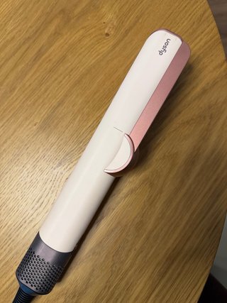 Ferro per capelli Dyson Airstrait rosa e grigio