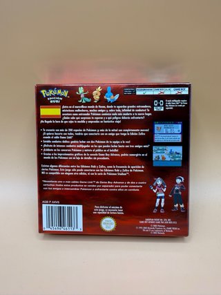 Pokémon Rubí Edición Game Boy Advance GBA