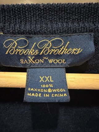 Jersey Brooks Brothers Azul Talla XXL