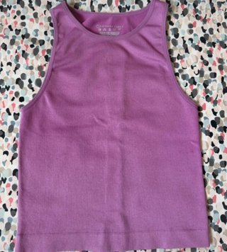 Camiseta sin mangas morada Primark Talla XS