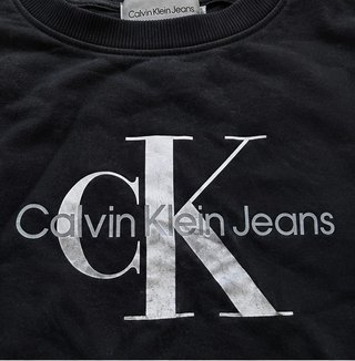 Sudadera Calvin Klein Jeans Negra
