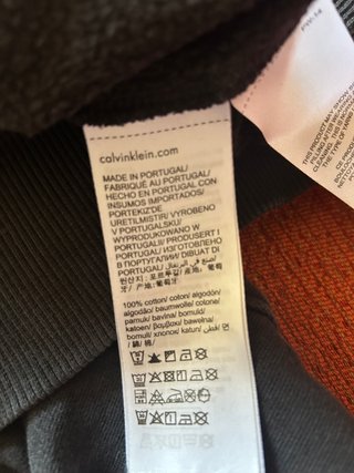Sudadera Calvin Klein Jeans Negra