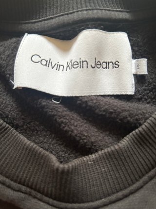 Sudadera Calvin Klein Jeans Negra