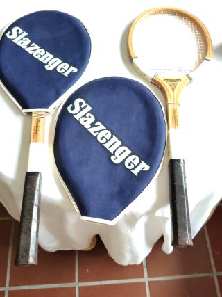 2 Raquetas de Tenis Vintage Slazenger