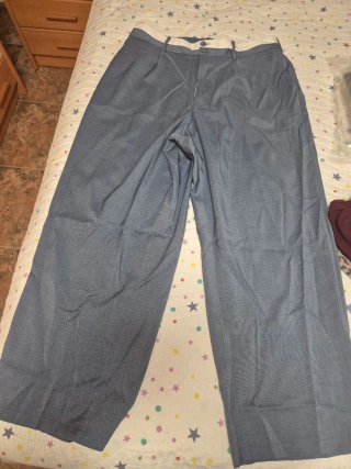 Pantalones de vestir azul nuevos sin usar