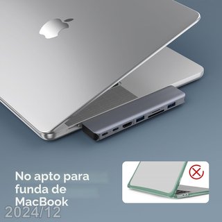 BHHB Hub 8 en 2 USB-C M81 MacBook Pro Air Gris