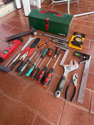 Caja de herramientas Parkside con accesorios