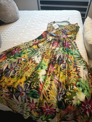 Vestido de Fiesta Floral