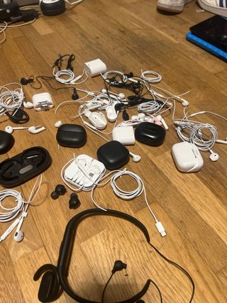 Lote Auriculares Rotos y Faltantes