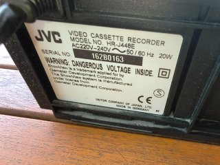 Reproductor de Vídeo VHS JVC