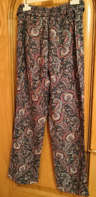 Pantalón Ancho Estampado Oysho