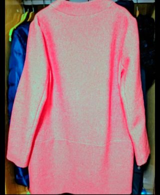 Chaqueta Larga Zara Roja