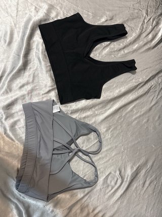 Lote 5 prendas deportivas mujer S/M | Tops + monos
