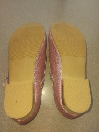 Zapatos de Niña con Purpurina talla 32