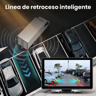 new Hodozzy 4 Cámaras Marcha Atrás Monitor Táctil