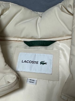 Chaqueta de plumas Lacoste Beige