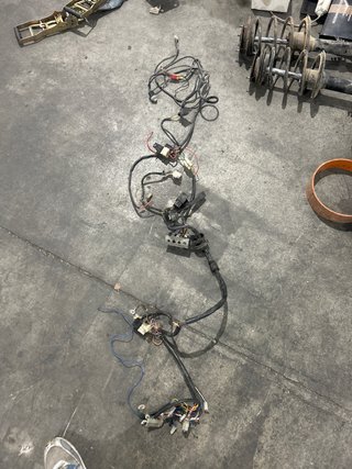 Cableado bajo volante y mando luces BMW E30