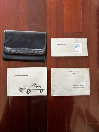 Bolsa Mercedes-Benz W202 com manuais