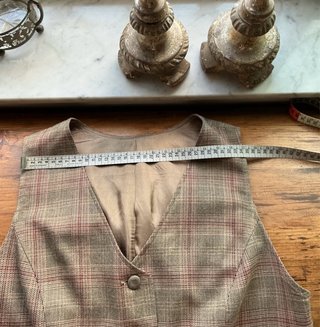 Tailleur vintage a quadri