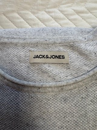 Jersey Jack & Jones Gris Punto Talla XL Hombre