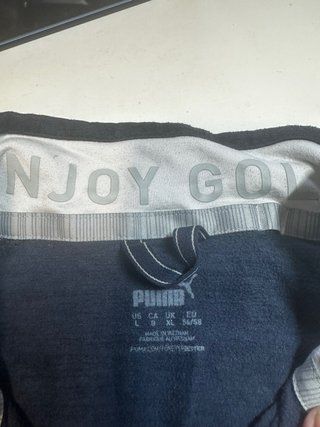 Sudadera Puma Golf 1/4 Zip Azul Talla L