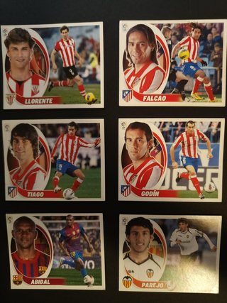 Lote de 6 cromos de la liga 2012 2013 BBVA
