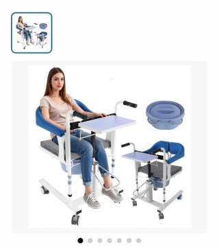 Silla Hidráulica Tansferencia pacientes y ancianos