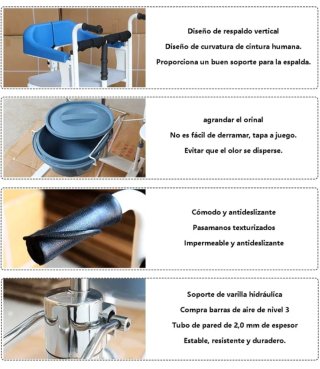 Silla Hidráulica Tansferencia pacientes y ancianos