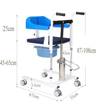 Silla Hidráulica Tansferencia pacientes y ancianos