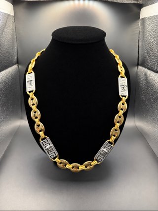 Cadena Versace Calabrote 12mm Oro 18k