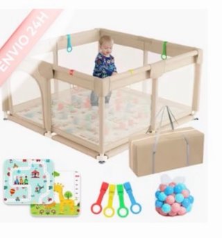 Parque de Juegos para Bebés  120x120 altura 65