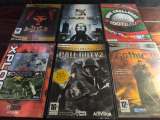 Lote de 24 Juegos para PC en CD-ROM