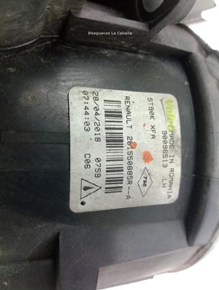Faro 261550885r renault clio iv (bh_) 1.5 23386808