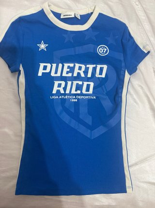 Camiseta Bershka Puerto Rico Talla S