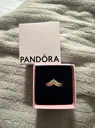 Anillo Pandora Tiara Deseo Talla Ajustable