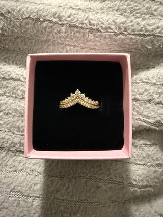 Anillo Pandora Tiara Deseo Talla Ajustable