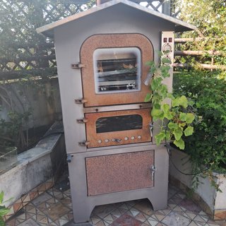 Forno a legna ventilato da esterno
