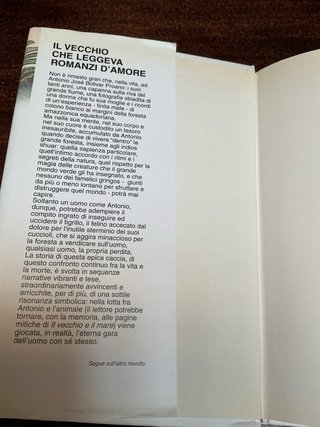 Il vecchio che leggeva romanzi d’amore
