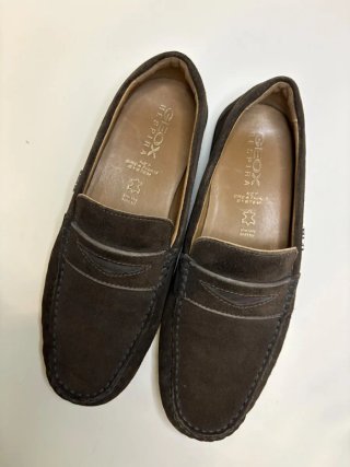 Scarpe uomo Geox scamosciate grigio/marrone