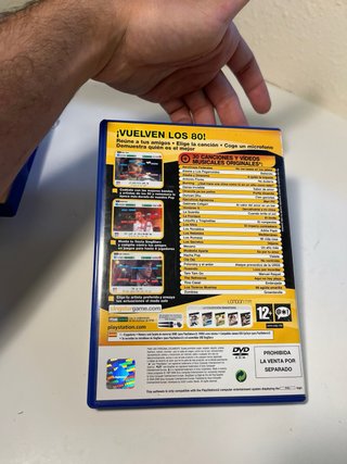 Singstar La Edad de Oro del Pop Español PS2