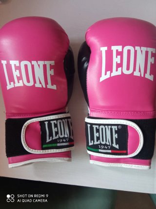 Guantes de Boxeo Leone Rosa