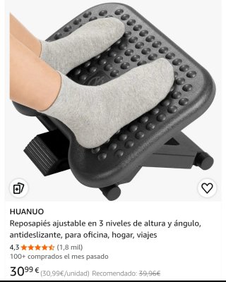 Reposapiés Ajustable Huanuo 3 alturas